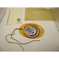 Vintage 1957 French Line S.S. Liberte Luggage Tag Transatlantique Memorabilia picture