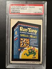 1973 Topps Wacky Packages, Series 2 RUN TONY SHELLS, TB, PSA 7 NM picture