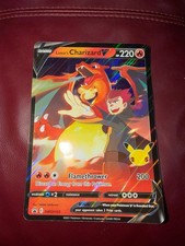 Pokémon Lance’s Charizard V SWSH133 Jumbo Holo Promo Card picture