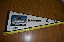 Chicago White Sox 2000 pennant with team photo Frank Thomas picture