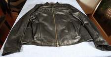 Harley-Davidson Leather Motorcycle Jacket Vintage Y2K Heavy Duty - XL picture