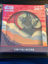 Loungefly Star Wars The Mandalorian Sliding Enamel Pin Limited Edition 2020 picture