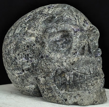 Sphalerite Skull Carving Crystal Gemstone Large Big Chakra Reiki picture