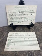 c1945 Girls Scouts Registration Form Girl Scouts of Greater Lynn Massachusetts picture