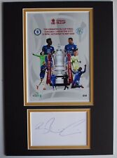 Brendan Rodgers Signed Autograph A4 photo display Leicester City FA Cup 2021  picture