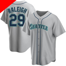 Hot #29 Cal Raleigh Baseball Jersey All Size For Fans CC192 picture