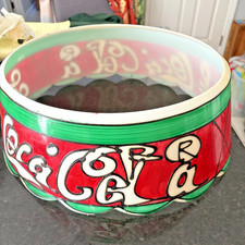 Vintage Coca-Cola Hanging Lamp Shade Outer Rim – 16 Inches picture