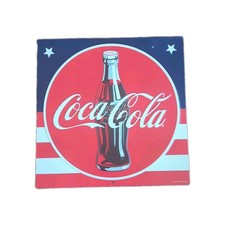 Coca-Cola Vintage Sign American Flag Replica 12