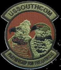 USAF AIR FORCE SOUTHCOM PARTNERSHIP FOR THE AMERICAS OCP EMBROIDERED PATCH picture