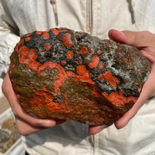 2.4lb Rare Natural ocean jasper Crystal Rough rocks specimen mineral Healing picture