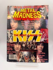 1989 Metal Madness KISS Magazine No 3 Might & Magic KISS Gene Paul Vintage picture