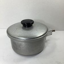 Vintage Kitchen Craft Cast Aluminum 1.5 Qt Saucepan Lid 2271-1/2 No Handle picture
