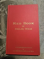 Dallas, Texas 1895-1896 Directory  Ltd Ed picture