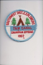 1957 Southwest District Explorers Chanahan Bicouac patch picture