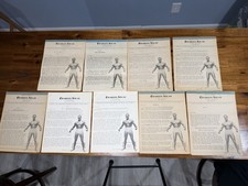 Vintage Charles Atlas Dynamic Tension Course Lessons 3-12 Fitness Manuals picture