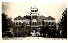 Tonkawa OK University Building c1910s Real Photo Vintage Postcard bhn picture