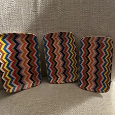 3 4.8 x 8 Jonathan Adler Chevron Pattern Plates Set of 3 picture