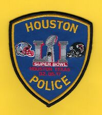 HOUSTON POLICE DEPARTMENT SUPER BOWL 51 PATCH ~ NFL ~ PATRIOTS vs. FALCONS picture