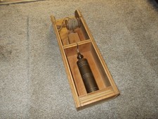 Antique Brass Dutch plumb bob 35 Ounce picture