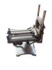 1946 King Jr Automatic Butter Cutter Porcelain Base Hand Cranked Heavy Well Made picture