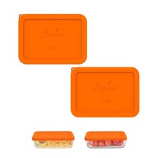 3 Cup Rectangle Silicone Replacement Lids For Pyrex 7210-pc Glass picture