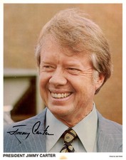 Jimmy Carter Signed Vintage 8x10 Autographed Full Signature POTUS picture