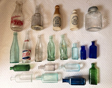 Antique & Vintage Glass Bottle Collection β Coca-Cola, Pepsi, Medicine Bottles picture