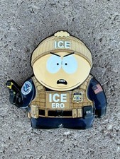 Cartman South park 2 1/4inch ICE ERO challenge coin picture