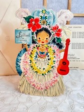 Vtg Leilani Hallmark Card With Original Envelope and Collector Card 6.5