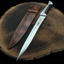 Handmade Dune Paul Atreides Crysknife with Leather Sheath | Famous Movie Knife picture