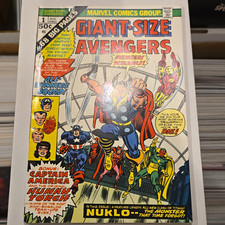 Marvel Comics Group Giant-Size Avengers #1 (Aug 1974) 50¢ 68pg 🔑 picture
