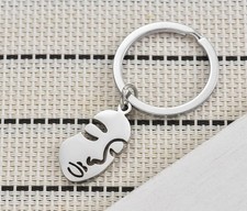 Bulk Personalized beauty face keychain 20PCS per SET picture