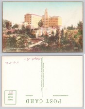 Hotel Vista del Arroyo Pasadena CA Hand Colored RPPC Vintage Postcard picture