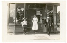 RPPC NY Sidney H A Robinsons Store Main Street Cigar Bananas Cooperstown Flyer picture