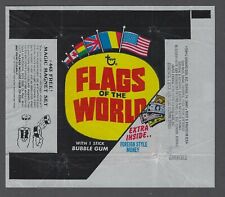 1970 O-Pee-Chee V312-5 Flags of the World Wrapper picture