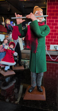 SIMPICH CHRISTMAS CAROLER FLUTE MAN CHARACTER  DOLL picture
