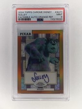 2024 Topps Chrome Disney Autograph Of Sulley True Orange Refractor /25 picture