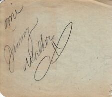 Jimmy Walker autographed signed vintage 4x5 inch autograph album book page COA picture