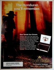 2008 Don Tomás Sun Grown Honduran Cigars Vintage Magazine Print Ad Tobacco picture