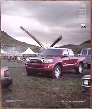 2006 TOYOTA TACOMA RESILIENT MOVING FORWARD LARGE PRINT ADVERTISEMENT Z4767 picture