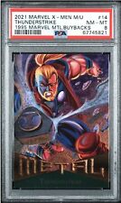 2021 Upper Deck Marvel X-Men Metal 1995 Buybacks Thunderstrike 9/10 PSA 8 RARE picture
