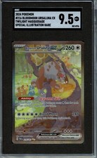 2024 Pokemon Bloodmoon Ursaluna EX Special Illustration Rare SGC 9.5 picture