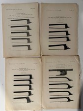 RARE 1895-86 Set of 4 Henry Saint-George