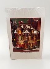 Department 56 65th Anniversary Fire Station No 1 NIB Sealed Christmas Village picture