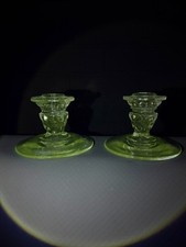 Vintage Pair Fostoria American Pattern 3