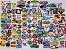 LARGE LOT OF 115 VINTAGE MOSTLY BOY SCOUTS OF AMERICA BSA MIXED PATCHES picture