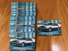 Lot Of 46 Unposted 1979 Ford Mustand Dealer Postcards Indianapolis 500 Race picture