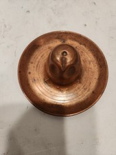 VINTAGE 1940'S COPPER WESTERN COWBOY HAT ASHTRAY picture