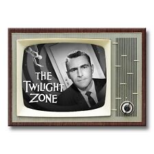 THE TWILIGHT ZONE Classic TV 3.5 inches x 2.5 inches Steel FRIDGE MAGNET picture