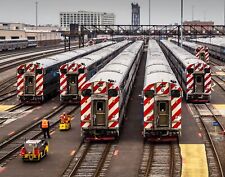  CHICAGO Roosevelt Metra Railroad Yard BORDERLESS 8X10 Photo picture